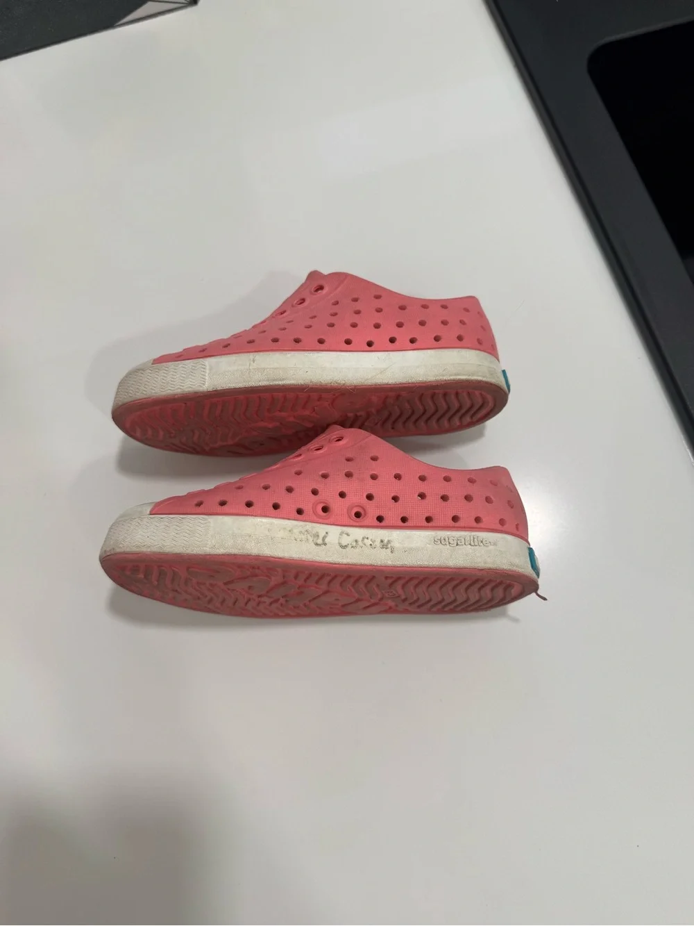 Native Jefferson Pink girl’s  Water Shoes Slip-On